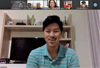 Hendra Ketua OMK Wilayah Sesilia--